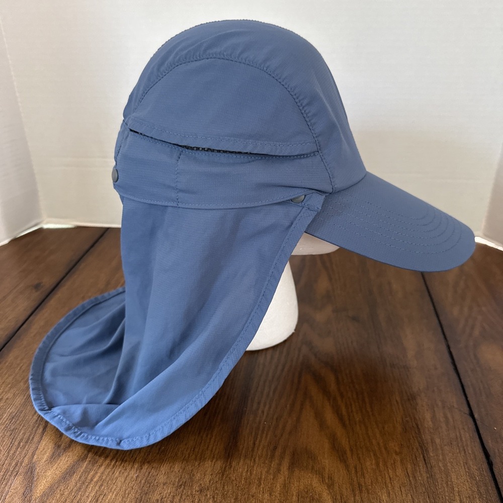 Duluth Trading Co  Armachillo Fishing Sun Hat Removable Cape Flap Cap Size XL